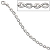 Armband Infinity mit Zirkonia, Sterling Silber 925