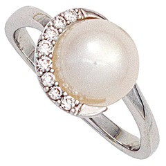 Artikel mit Schlagwort Perlen Diamant Ring Gold 585