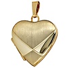 Medaillon, Anhänger Herz aus Gelbgold 585