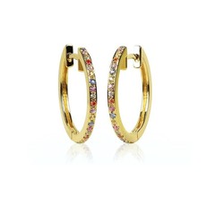 Creolen aus Weißgold, Gelbgold, Rotgold oder Sterlingsilber