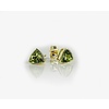 Ohrstecker mit Peridot, 585 Gelbgold