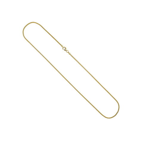 Schlangenkette 1,4 mm Gelbgold 585