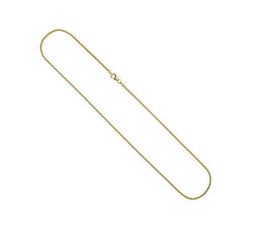 Schlangenkette 1,4 mm Gelbgold 585