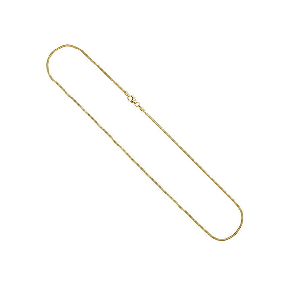  Schlangenkette aus 585er Gelbgold, 1,4 mm