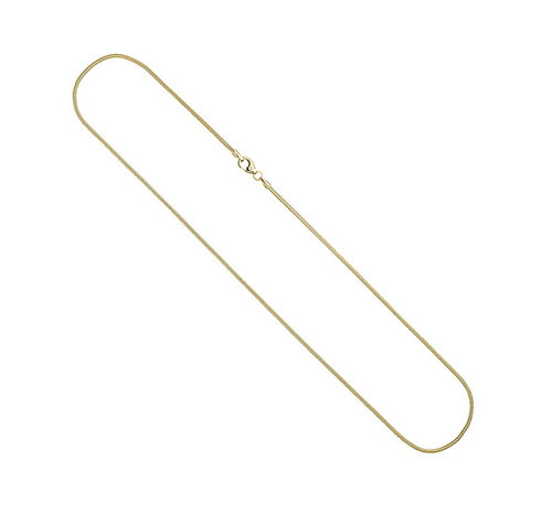 Schlangenkette 1,6 mm Gelbgold 585