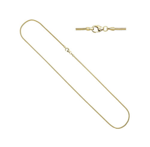Schlangenkette 1,6 mm Gelbgold 333