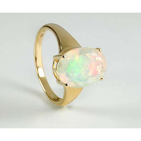  Ring mit Opal, 585er Gelbgold