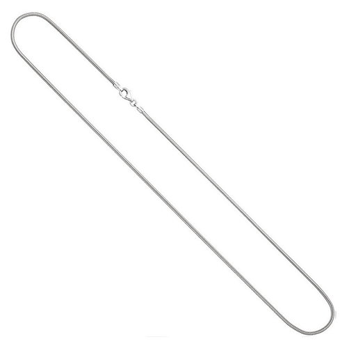 Schlangenkette 1,6 mm Weißgold 585
