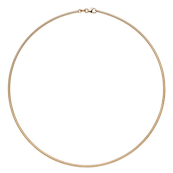 Halsreif 1,8 mm aus 585er Rotgold