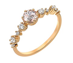 Artikel mit Schlagwort Morganit Diamant Ring Gold 585
