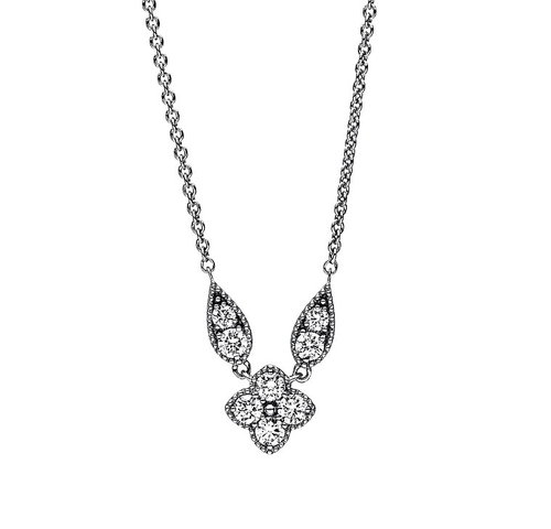 Diamant Collier 0,38 ct Weißgold 750