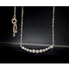 Diamant Collier 0,29 ct, 750er Gelbgold