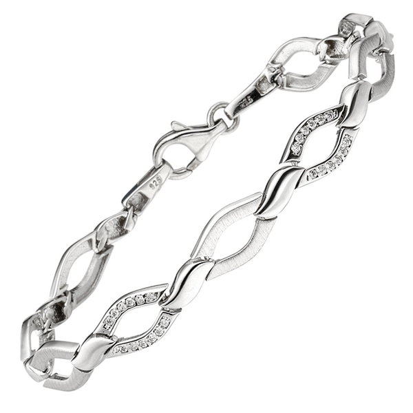  Armband mit Zirkonia Sterling Silber 925