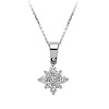 Diamant Collier aus 585er Weißgold