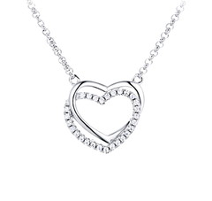 Artikel mit Schlagwort Zirkonia Collier Herz