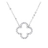 Zirkonia Collier,  Sterlingsilber 925