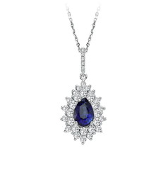 Artikel mit Schlagwort Saphir Diamant Halskette