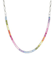 Artikel mit Schlagwort Zirkonia Collier Rainbow Silber