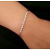 Diamant Armband 0,48 ct aus 585er Weißgold