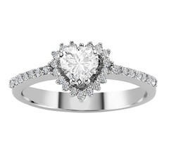 Artikel mit Schlagwort Weißer Topas Herz Diamant Ring Gold 585