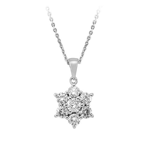 Diamant Collier 1,0 ct Weißgold 585