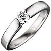 Solitär Zirkonia Ring aus Sterlingsilber 925