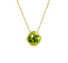 Artikel mit Schlagwort Peridot Collier Gelbgold