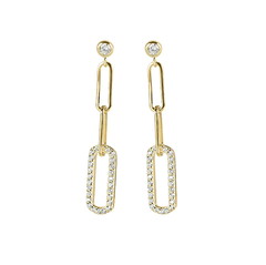 Artikel mit Schlagwort Zirkonia Ohrstecker Silber vergoldet