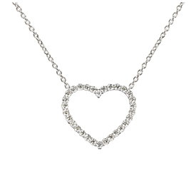  Herz Diamant Collier 0,50 ct Weißgold 750