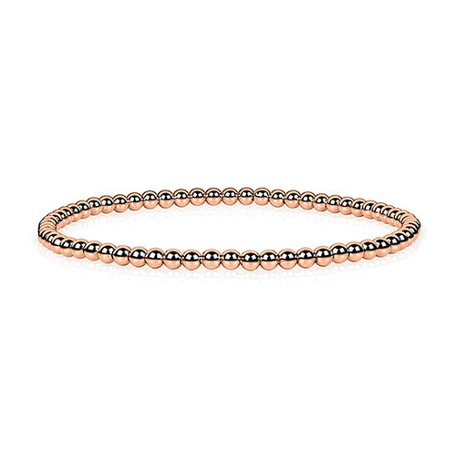 Kugel-Armband Stretch Rotgold 750
