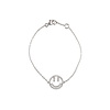 Diamant Armband Smiley aus 750er Weißgold