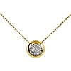 Diamant Collier 0,42 ct aus 750er Gelbgold