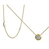 Diamant Collier 0,42 ct aus 750er Gelbgold