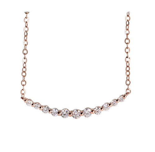 Diamant Collier 0,30 ct Rotgold 750