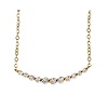 Diamant Collier 0,29 ct, 750er Gelbgold