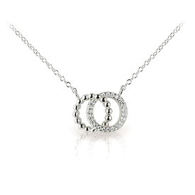  Zirkonia Collier Silber