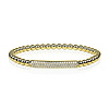 Diamant Armband Stretch aus 750er Gelbgold