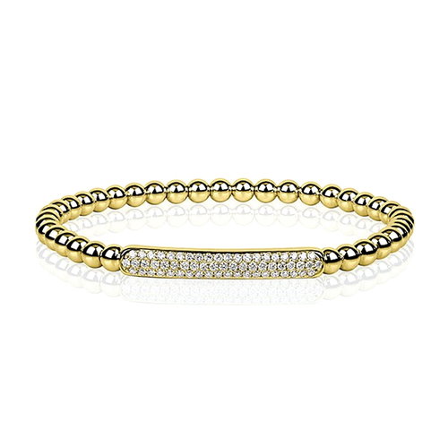 Diamant Armband Stretch Gelbgold 750