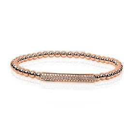  Diamant Armband Stretch Rotgold 750