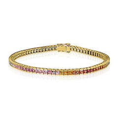 Artikel mit Schlagwort Saphir Armband multicolor Gold 750