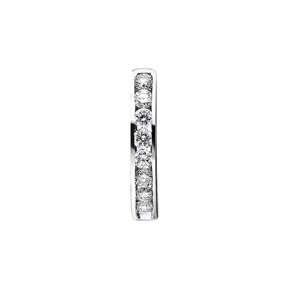  Herren Diamant Creole 0,15 ct, 585er Weißgold