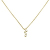 Diamant Collier 0,05 ct aus 750er Gelbgold