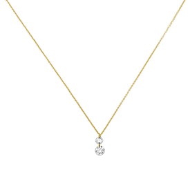  Diamant Collier 0,21 ct Gelbgold 750