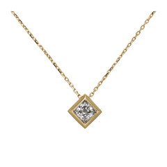 Artikel mit Schlagwort Zirkonia Collier Gelbgold