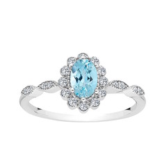 Artikel mit Schlagwort Aquamarin Diamant Ring Gold 585