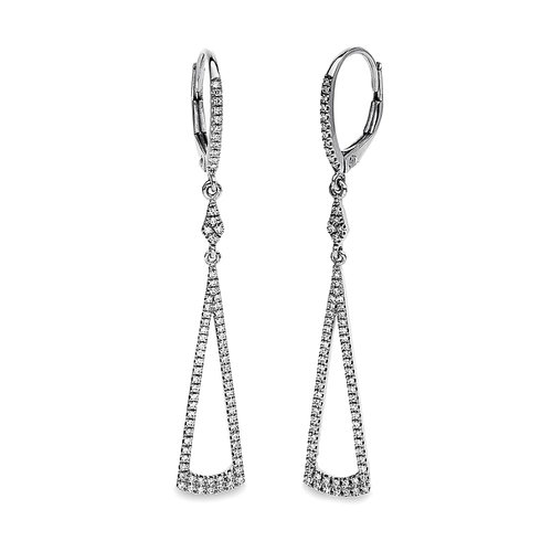 Diamant Ohrhänger 0,32 ct Weißgold 750