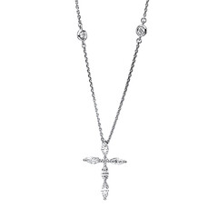 Artikel mit Schlagwort Diamant Kreuz Collier Gold 750