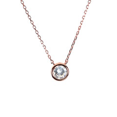 Artikel mit Schlagwort Zirkonia Collier Silber rosévergoldet