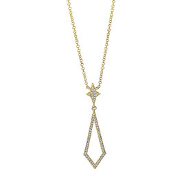  Diamant Collier 0,15 ct Gelbgold 750