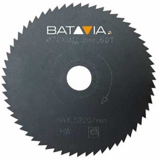 Batavia Lames de scie RACER HSS - 2 pièces – ∅ 70 mm x 1,4 mm x 44 dents de WorkZone